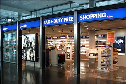  duty-free shopping area