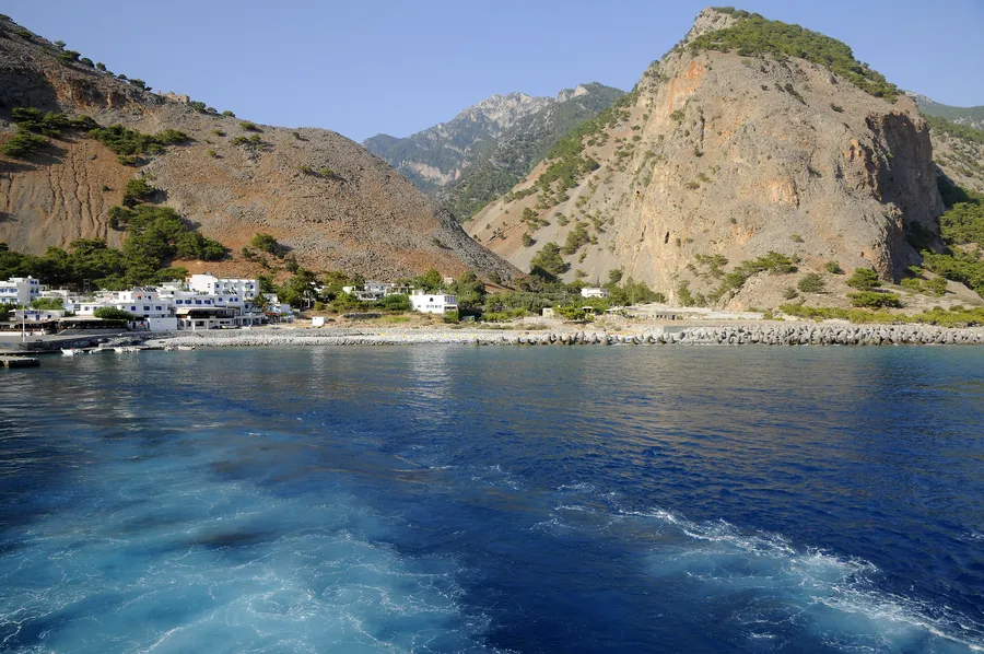 Agia Roumeli (accessible by ferry)