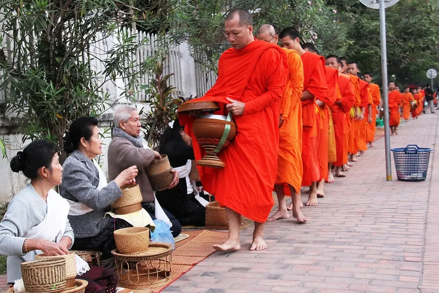 Alms Giving Ceremony
