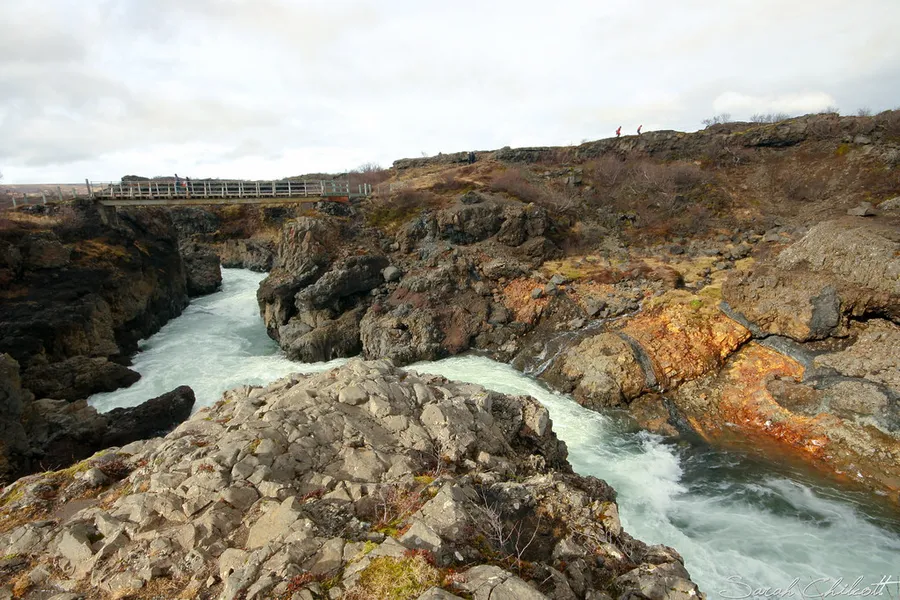 Barnafoss Waterfall