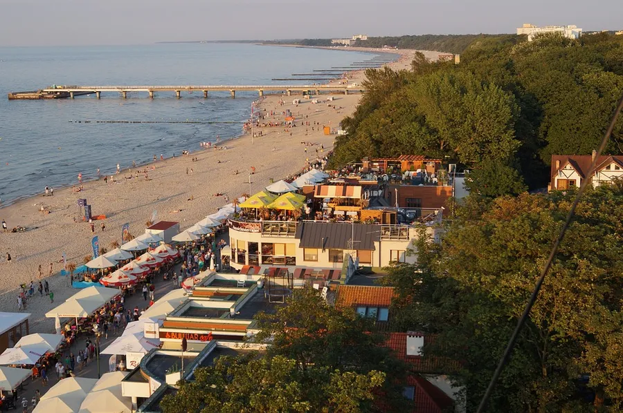 Beach in Kamień Pomorski
