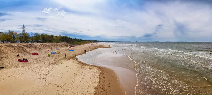 Beach of Międzyzdroje