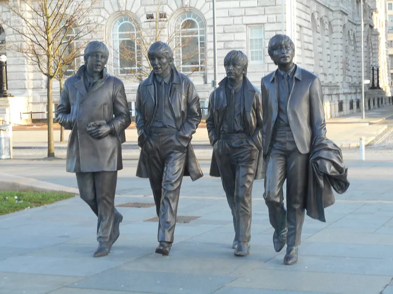 Beatles Statue at Pier Head