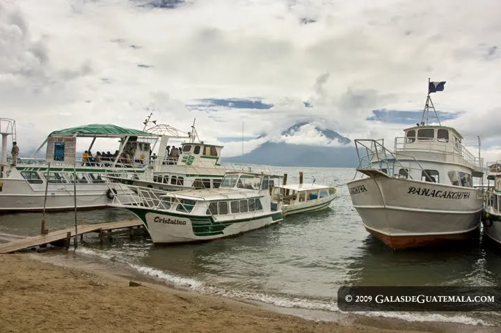 Boat tour on Lake Atitlán