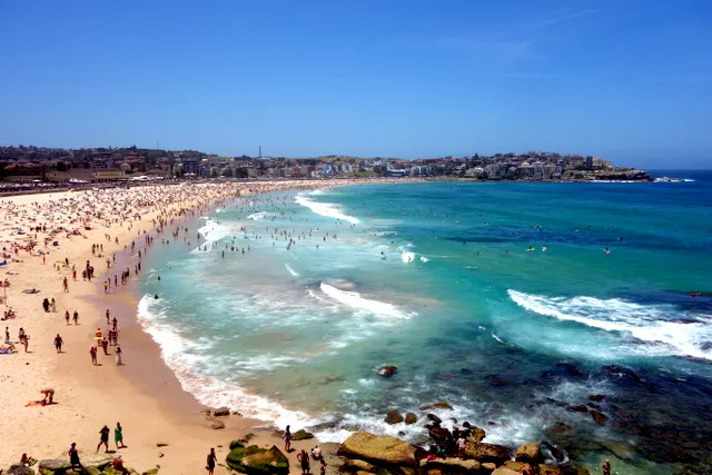Bondi Beach (along the Bondi to Coogee Coastal Walk)