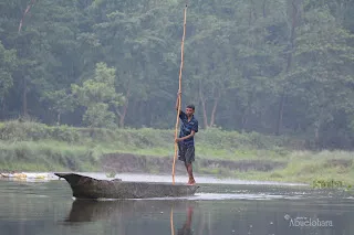 Canoe Ride at Chitwan National Park