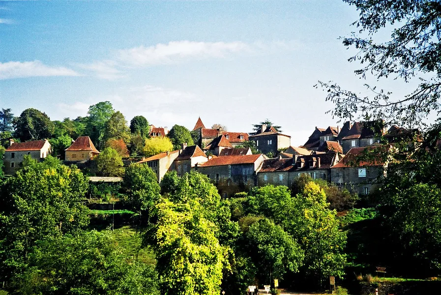 Confluence of the Dordogne and Vézère Rivers