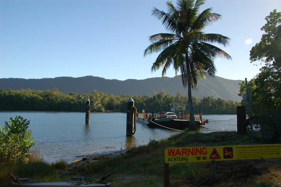 Daintree River Ferry Crossing (near Cape Kimberley)