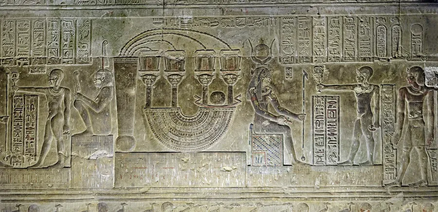 Dendera Temple Relief Carvings