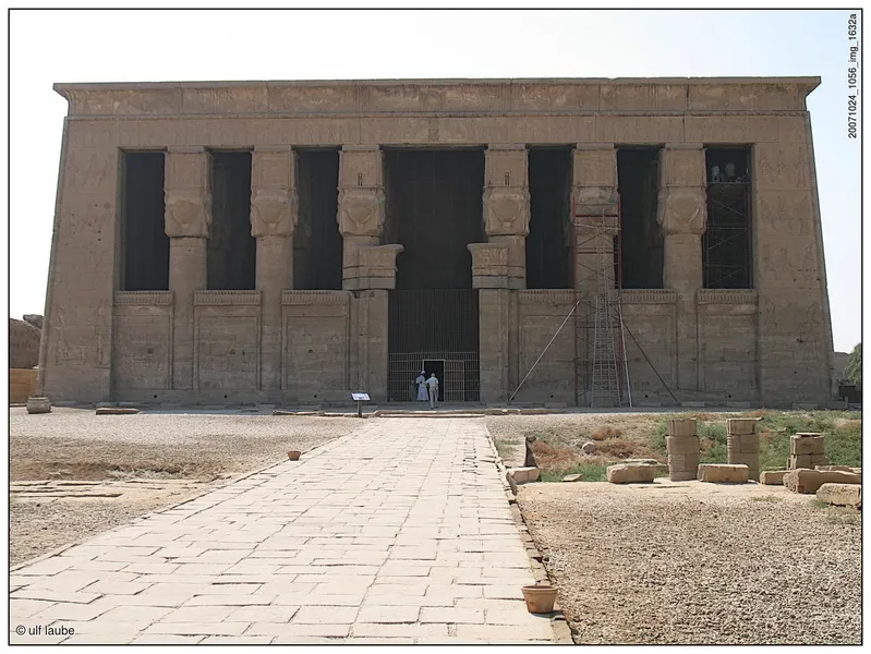 Dendera Temple Restoration Work