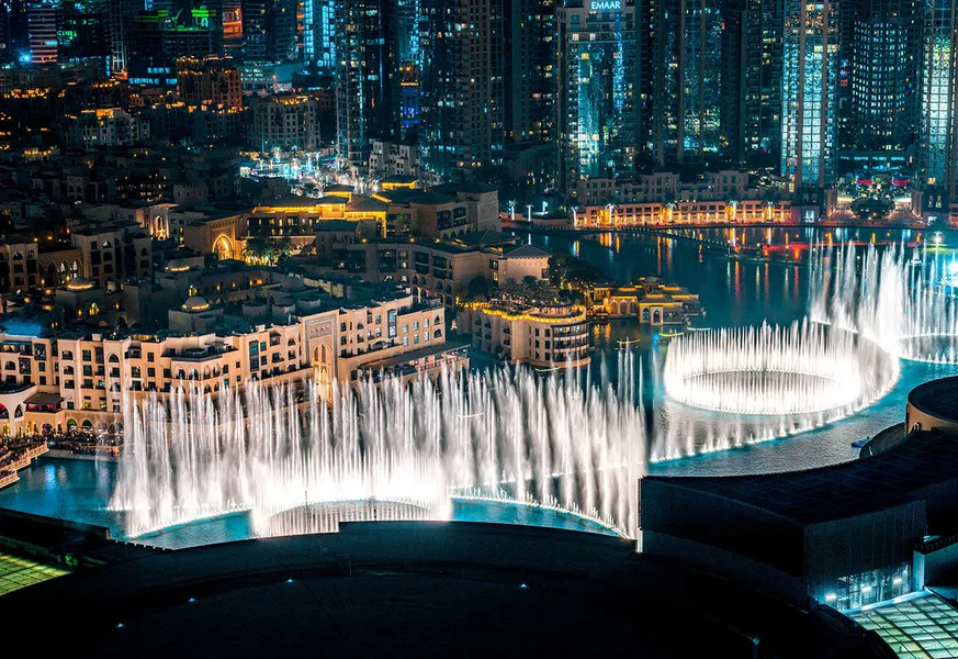 Dubai Mall with Musical Fountain Show