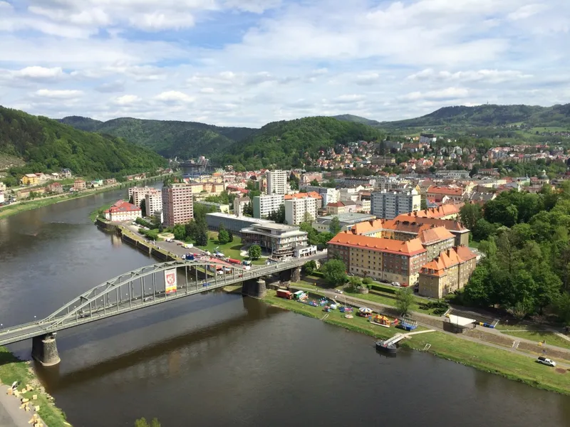 Elbe River Canyon