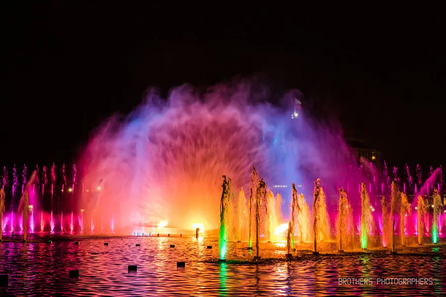 Fontanna Multimedialna w Sanoku (Multimedia Fountain in Sanok)