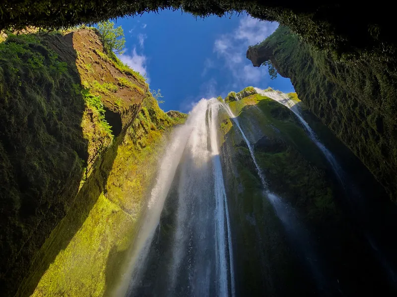 Gljúfrabúi Waterfall