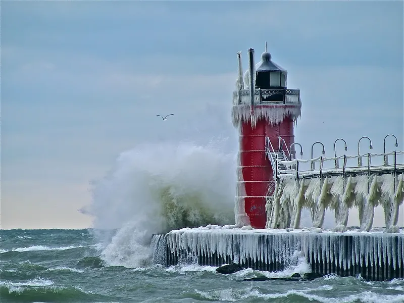 Grand Haven South Pier and Lighthouse