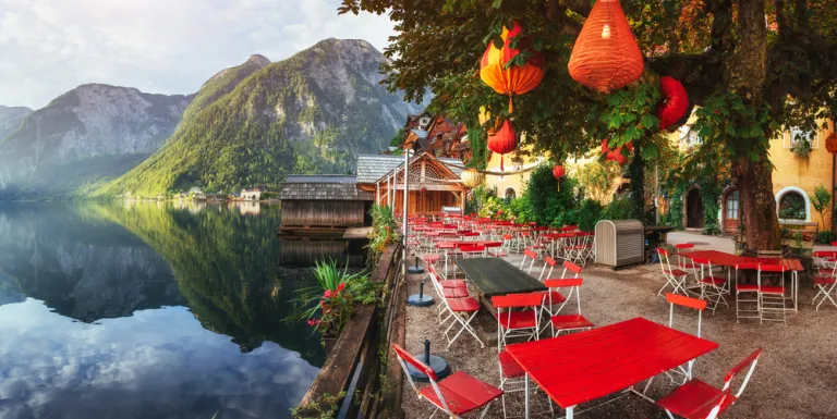 Hallstatt Waterfront Cafes