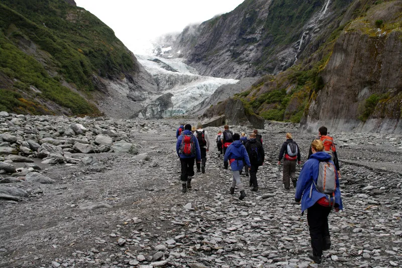 Heli-hiking on Franz Josef Glacier
