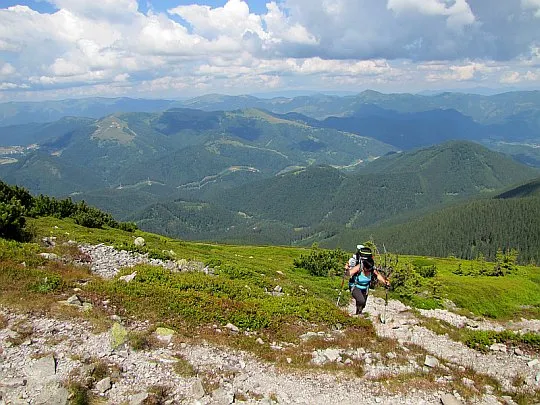 Hiking Trails in the Starohorské Vrchy Mountains