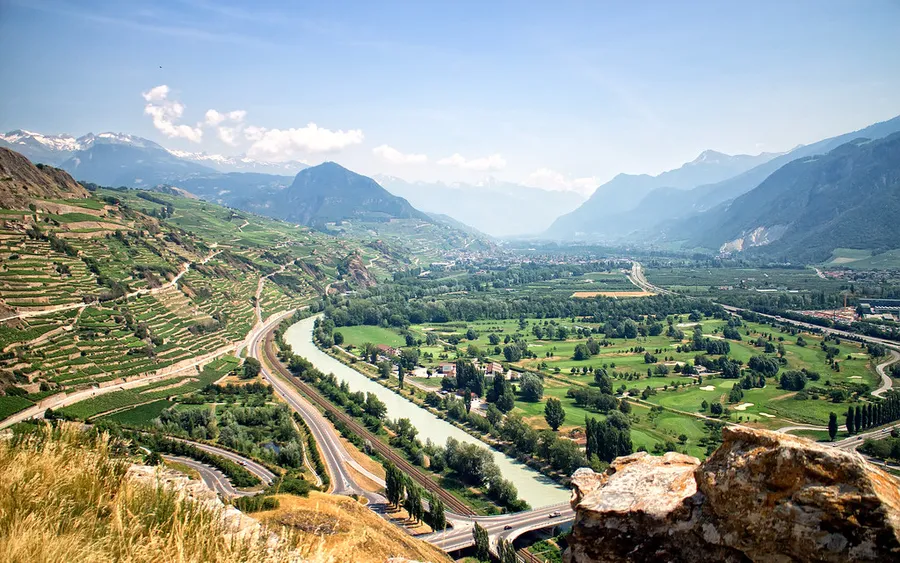 Hiking around Sion