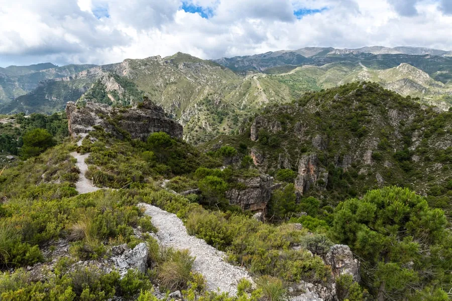 Hiking in the Sierra de Tejeda, Almijara and Alhama Natural Park