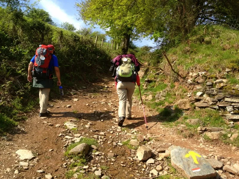 Hiking to Col de Roncevaux