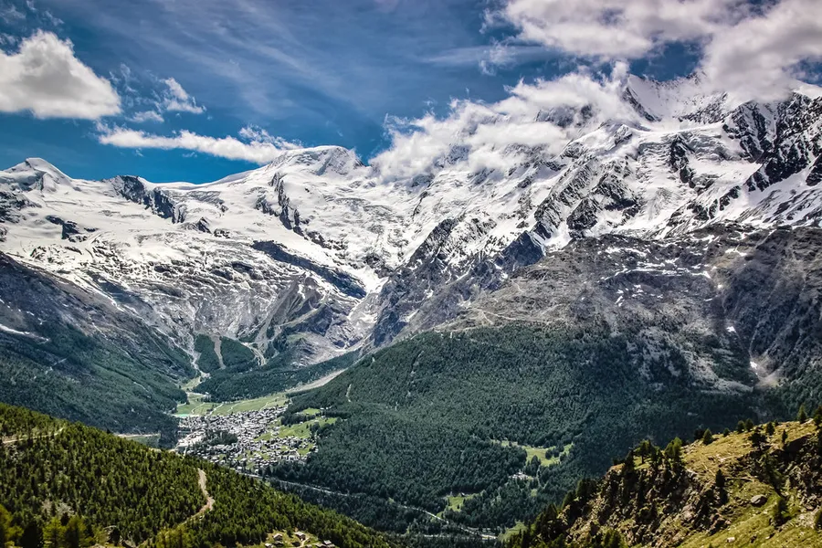 Hiking trails around Saas-Fee