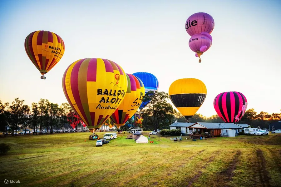Hot Air Ballooning at Hunter Valley