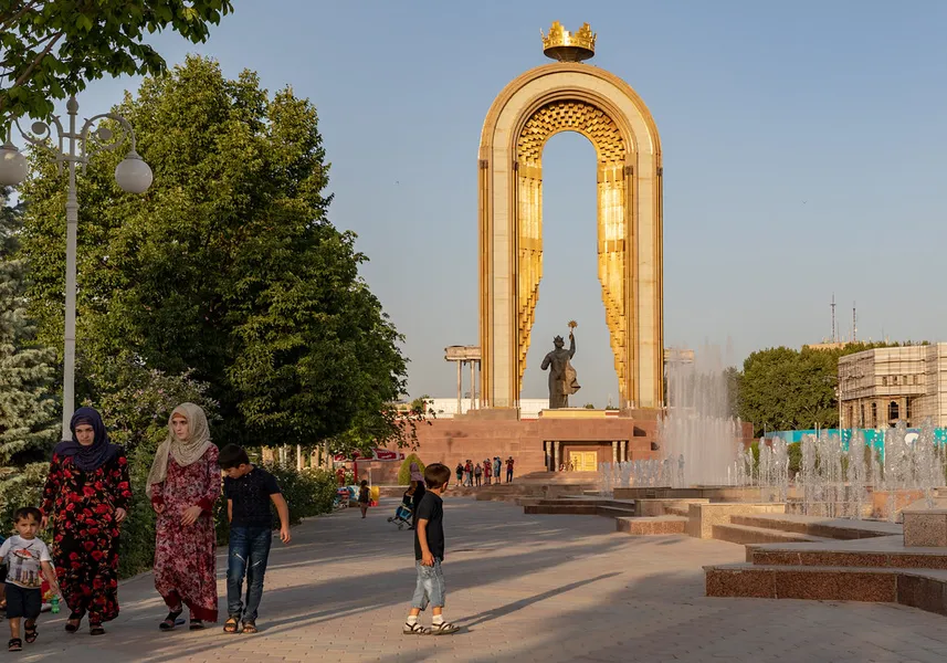 Ismoil Somoni Monument