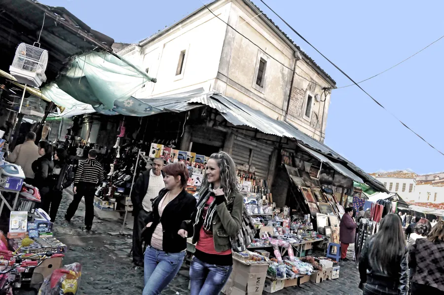 Korca Old Bazaar