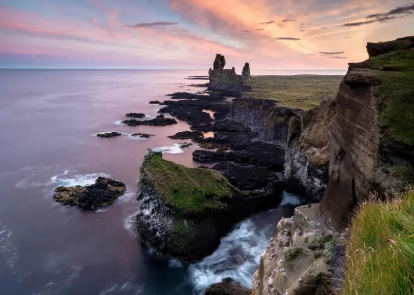 Lóndrangar Basalt Cliffs