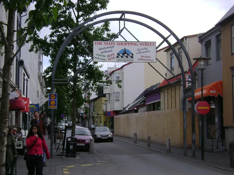 Laugavegur Shopping Street