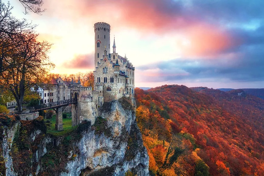 Lichtenstein Castle at Lichtenstein Castle, Germany