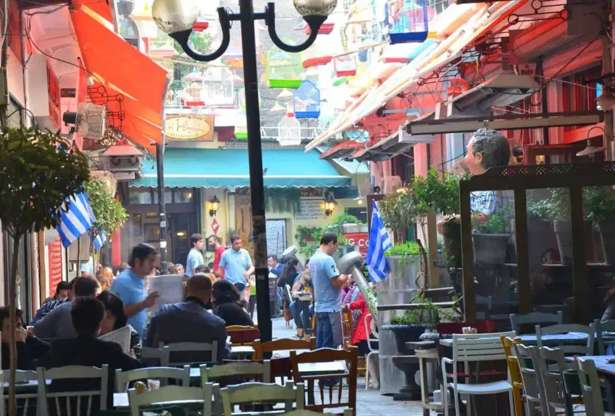 Local tavernas and restaurants