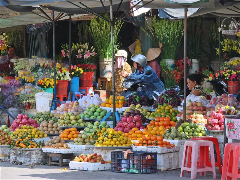 Long Xuyen Floating Market
