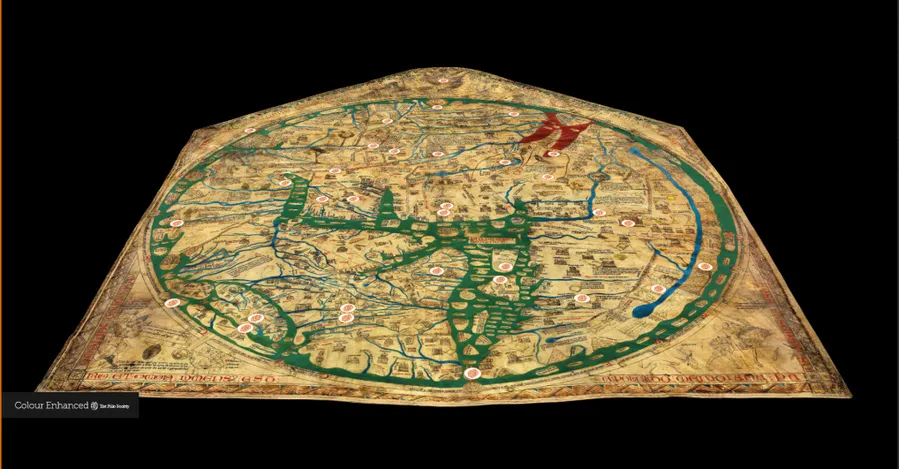 Mappa Mundi & Chained Library