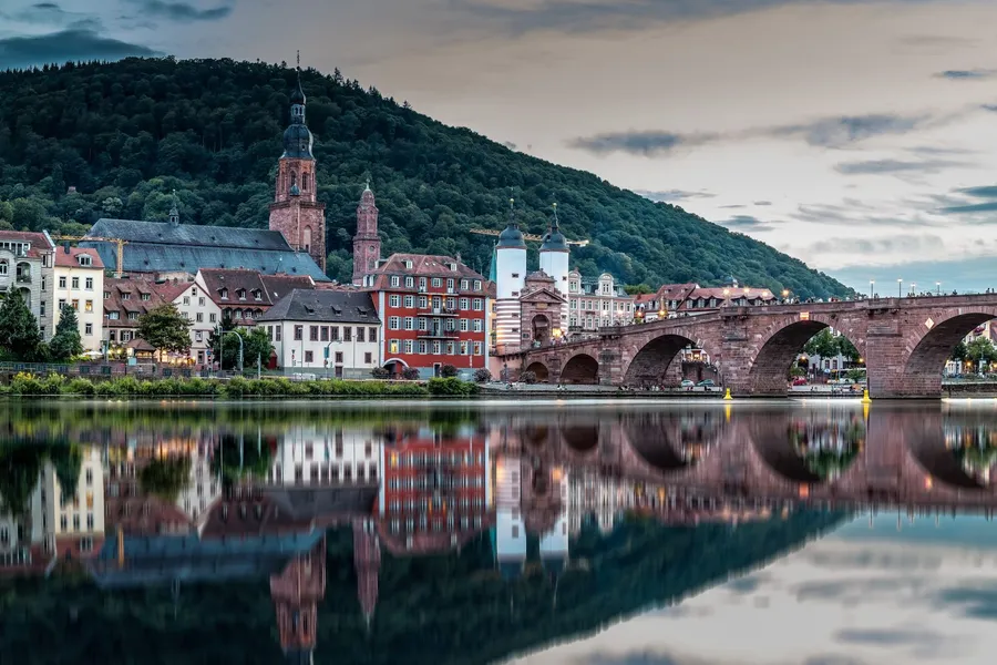 Neckar River Promenade