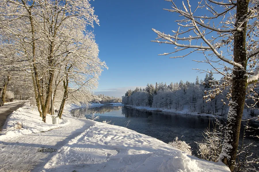 Ogre River Beach