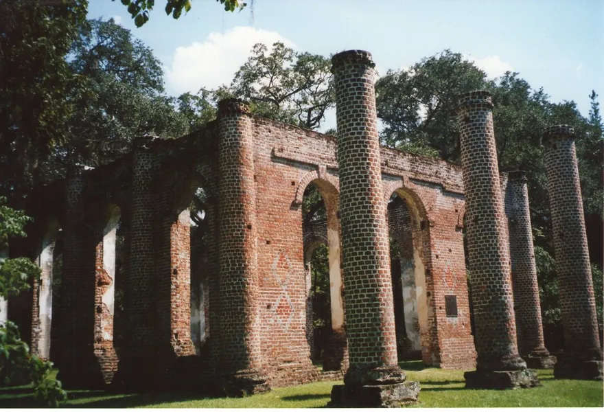 Old Sheldon Church Ruins