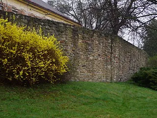 Park near the city walls