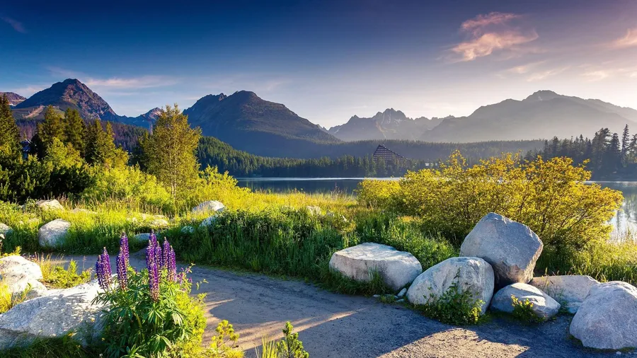 Popradské Pleso Lake