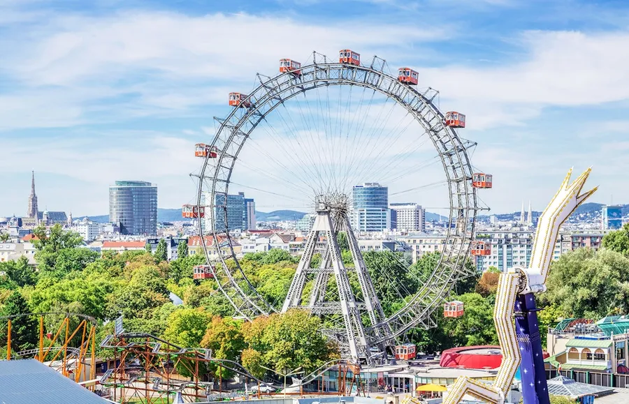 Prater Park and Giant Ferris Wheel