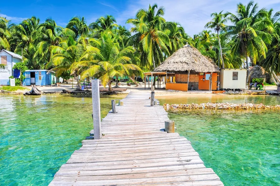 Relax on Tobacco Caye Beach