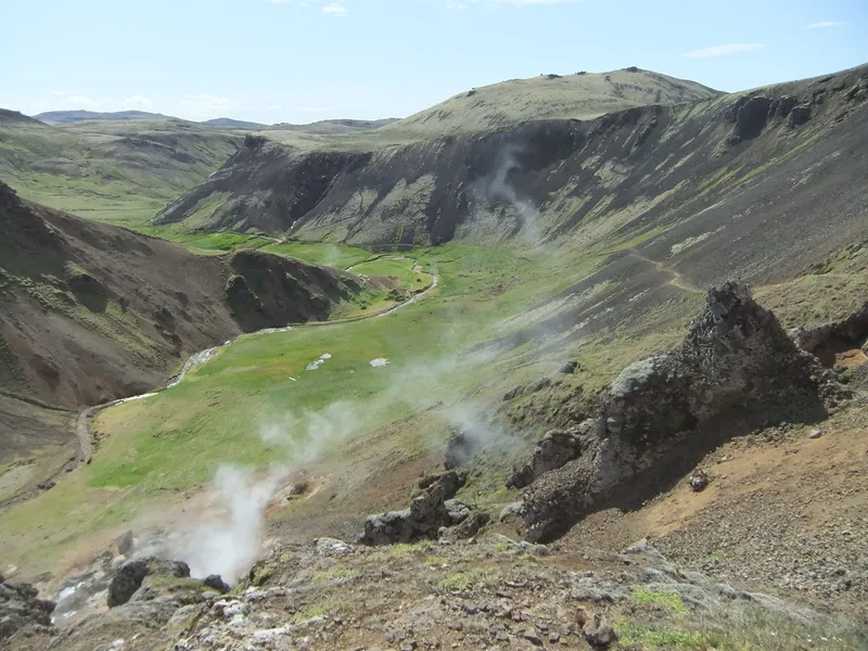 Reykjadalur Hot Spring Thermal River