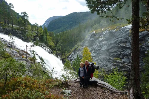 Rjukanfossen Waterfall