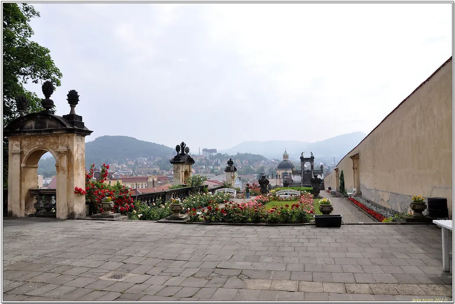 Rose Garden at Děčín Castle