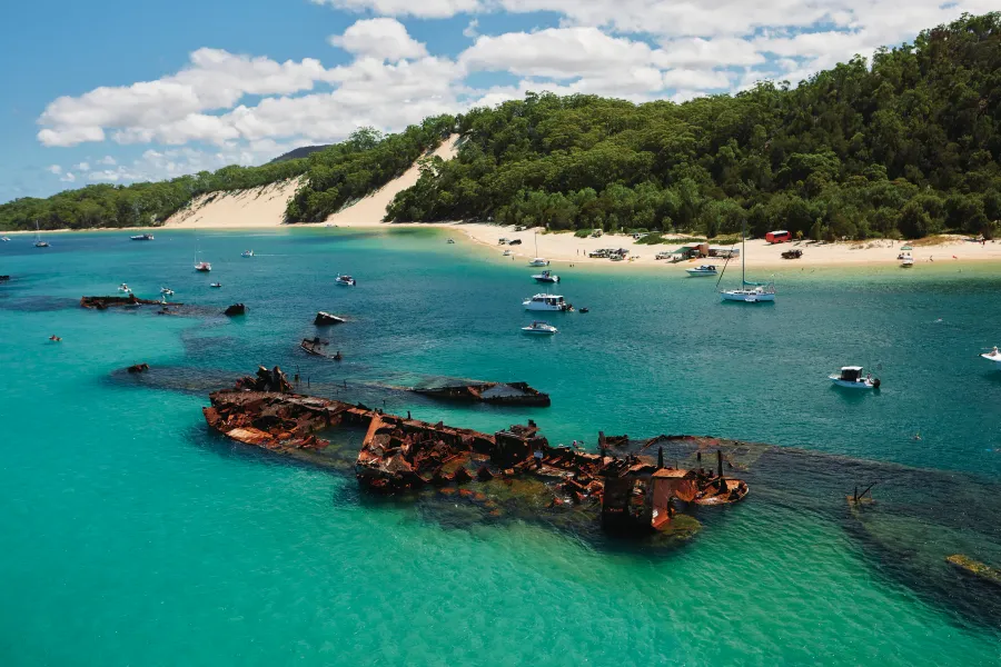 Sand Tobogganing, Moreton Island