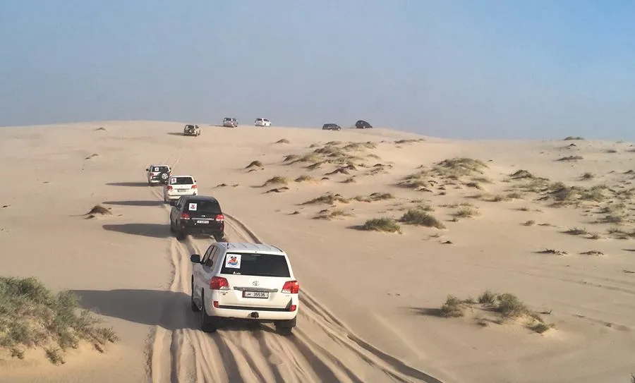 Sandboarding at Khor Al Adaid