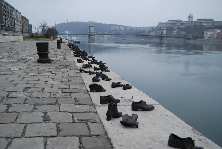 Shoes on the Danube Bank