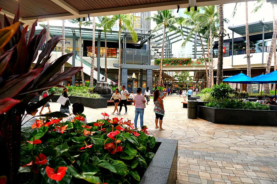 Shopping at Ala Moana Center