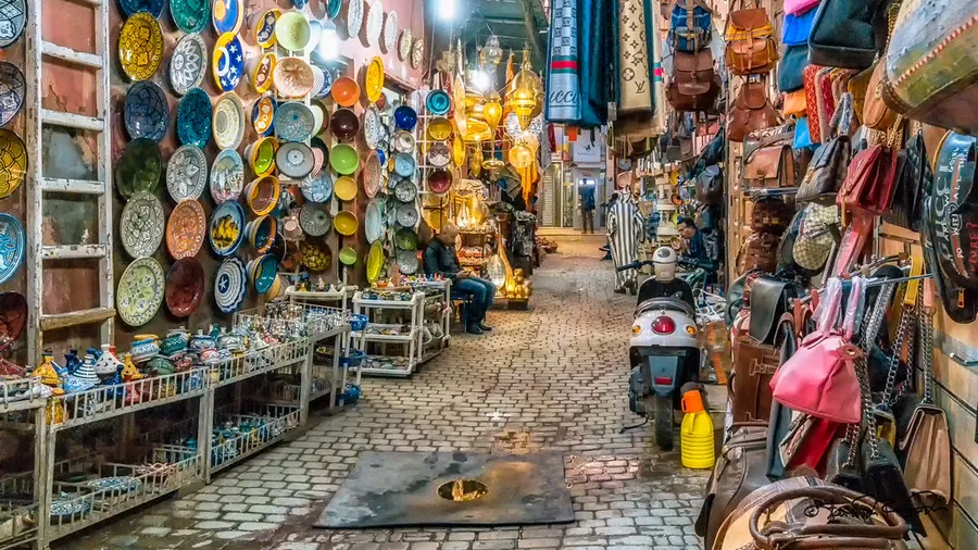 Shopping in the Souks at Marrakesh